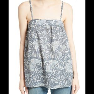 NWT Vince Vintage Cotton Blue Camisole